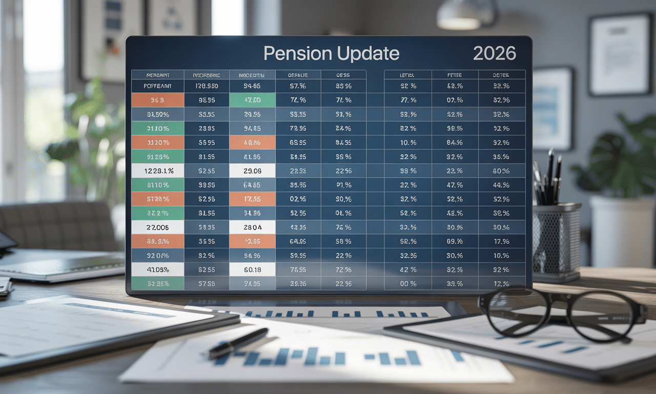scopri gli ultimi aggiornamenti sulle pensioni 2026 con la tabella completa degli importi aumentati. informazioni dettagliate per pianificare il tuo futuro pensionistico.