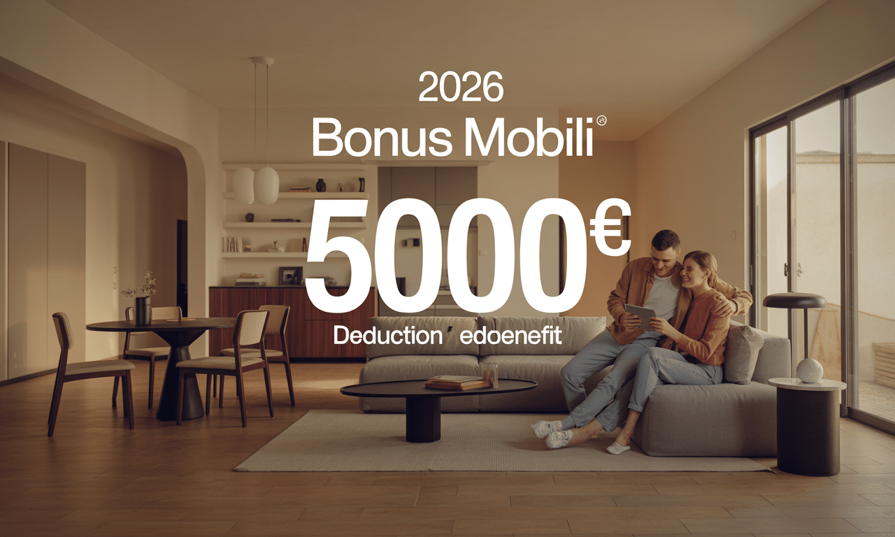 scopri come funziona davvero il bonus mobili 2026 con una detrazione fino a 5000€. tutte le informazioni utili per usufruire dell'agevolazione fiscale e arredare la tua casa risparmiando.