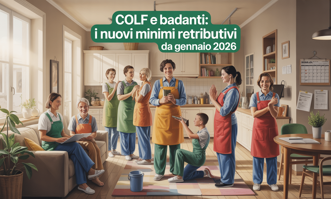 scopri i nuovi minimi retributivi per colf e badanti a partire da gennaio 2026 e come influenzeranno le retribuzioni nel settore domestico.